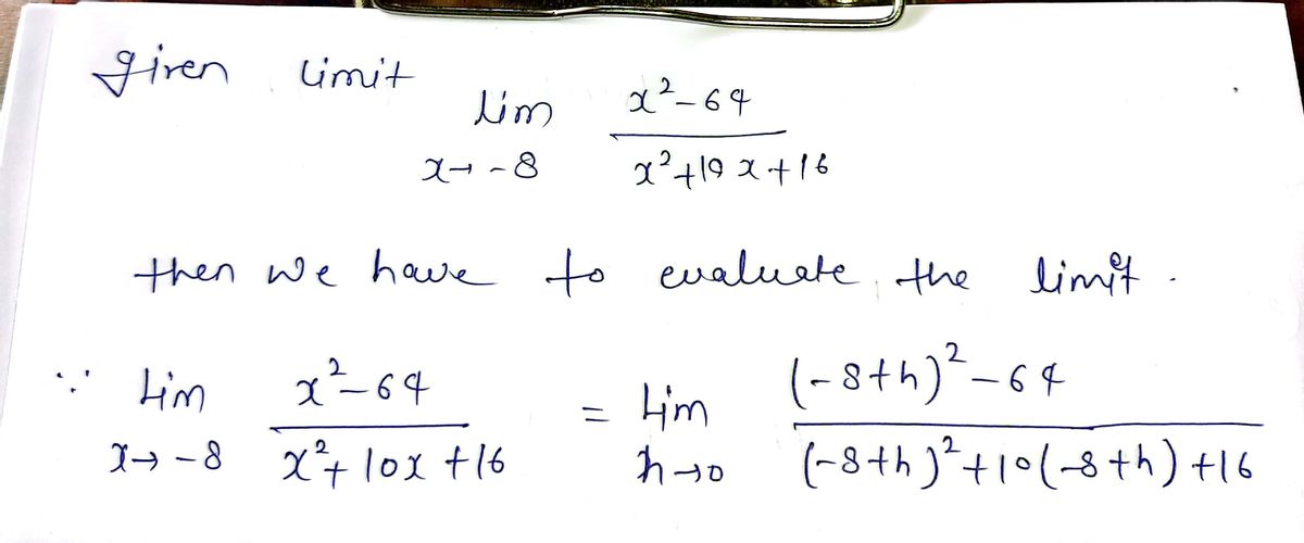 Calculus homework question answer, step 1, image 1